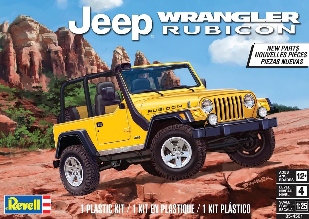Revell 1:24 - Jeep Wrangler Rubicon