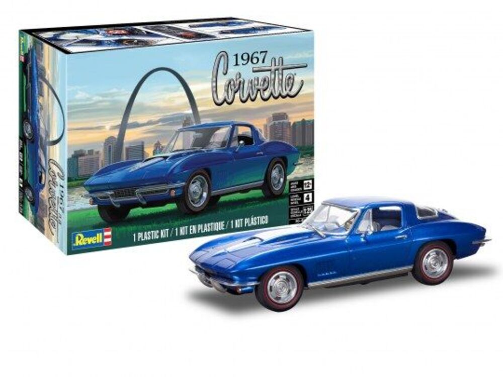 Revell 1:24 - 1967 Corvette Sting Ray Sport Coupe 2N1