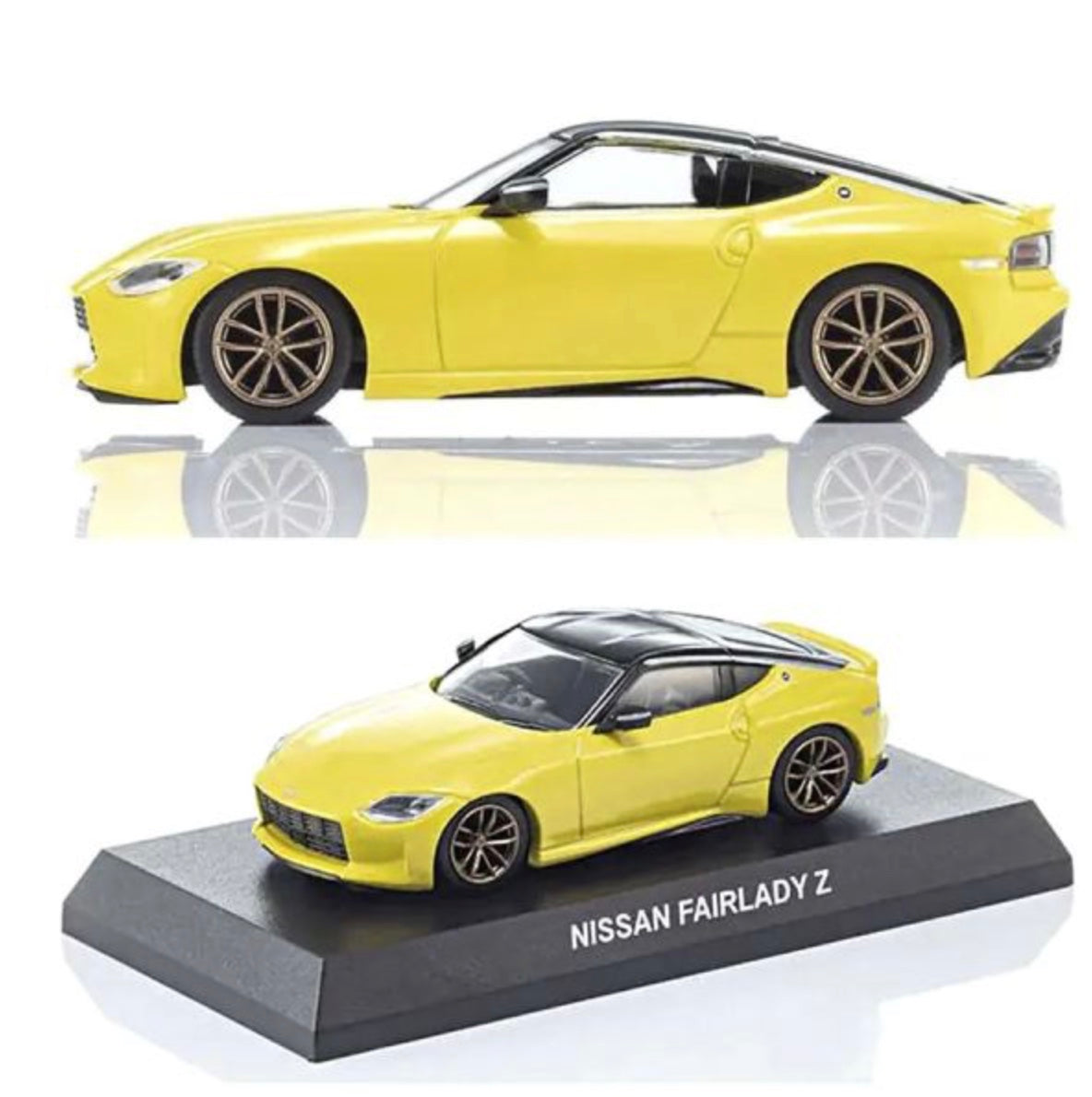 Kyosho 1:64 - Nissan Fairlady-Z Book Type - Yellow