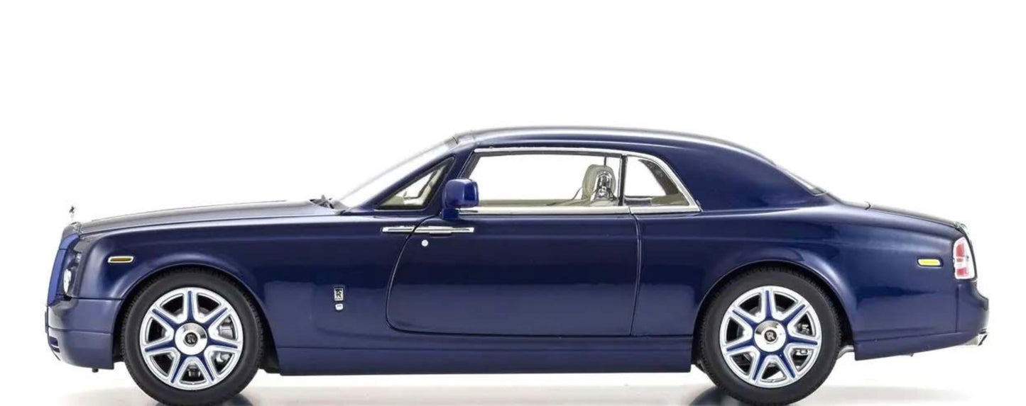 Kyosho 1:18 - Rolls-Royce Phantom Coupé 2008 Blue Metallic