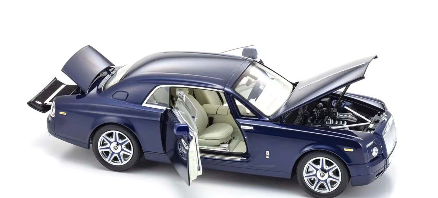 Kyosho 1:18 - Rolls-Royce Phantom Coupé 2008 Blue Metallic
