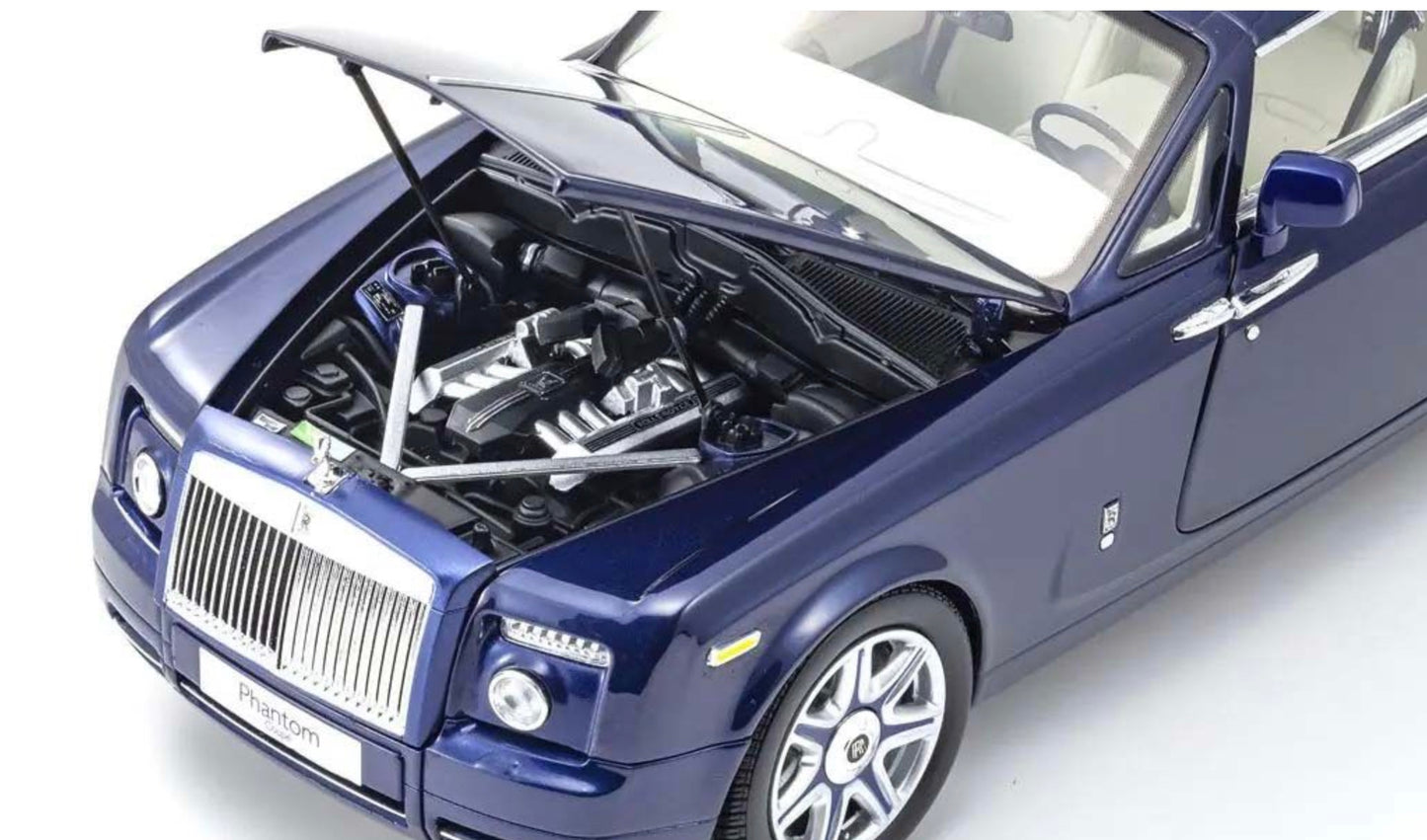 Kyosho 1:18 - Rolls-Royce Phantom Coupé 2008 Blue Metallic