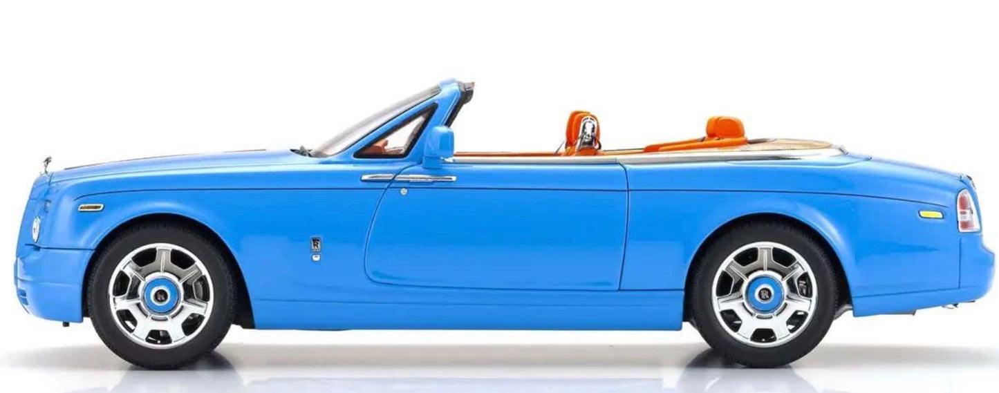 Kyosho 1:18 - Rolls-Royce Phantom Drophead Coupé 2007 Light Blue