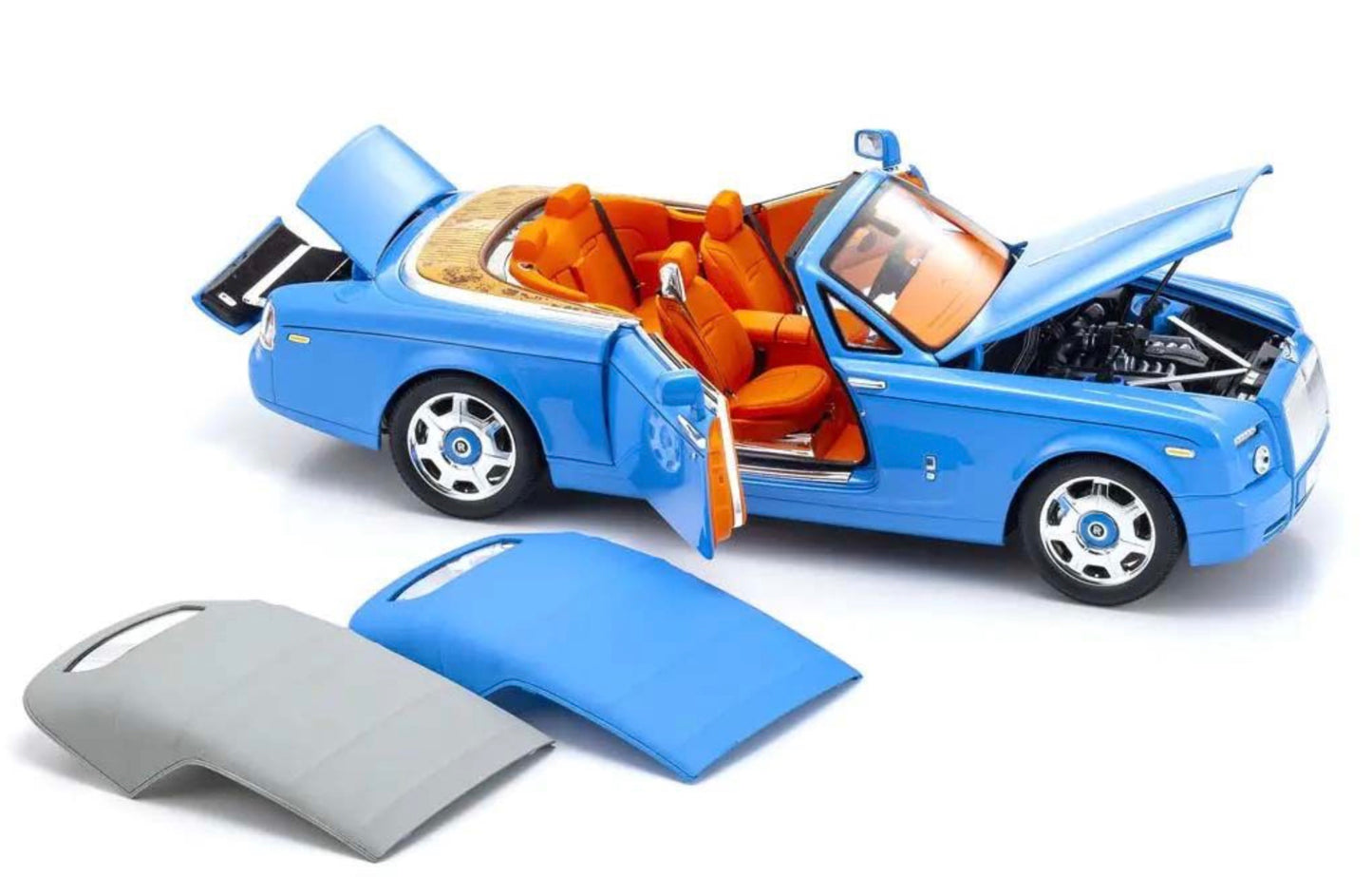Kyosho 1:18 - Rolls-Royce Phantom Drophead Coupé 2007 Light Blue
