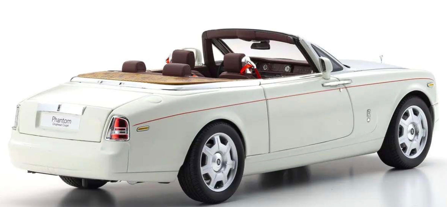 Kyosho 1:18 - Rolls-Royce Phantom Drophead Coupé 2007 English White