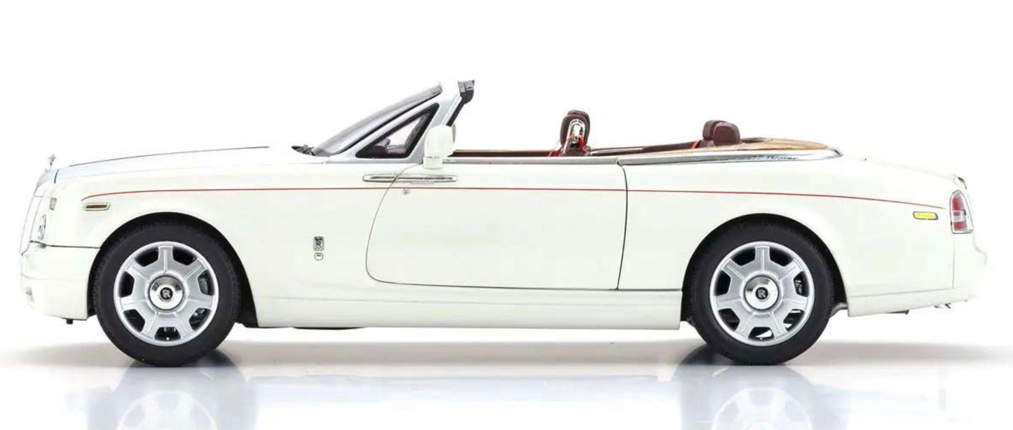 Kyosho 1:18 - Rolls-Royce Phantom Drophead Coupé 2007 English White