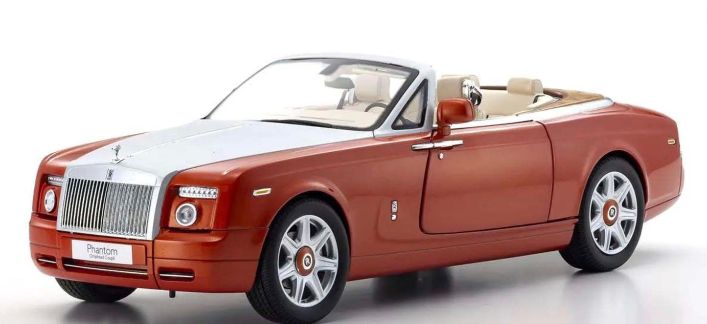 Kyosho 1:18 - Rolls-Royce Phantom Drophead Coupé 2007 Orange