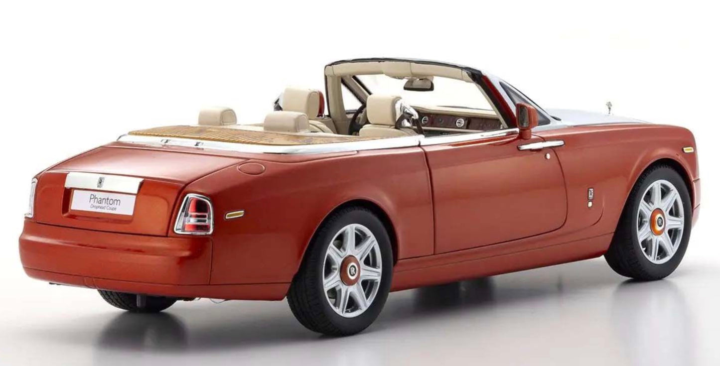 Kyosho 1:18 - Rolls-Royce Phantom Drophead Coupé 2007 Orange