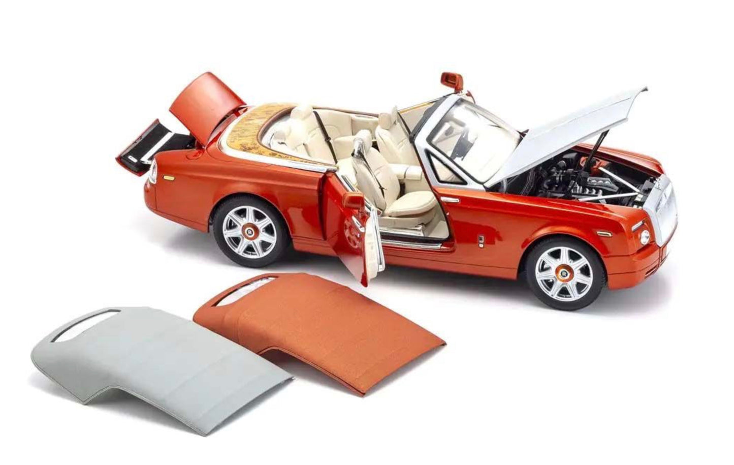 Kyosho 1:18 - Rolls-Royce Phantom Drophead Coupé 2007 Orange