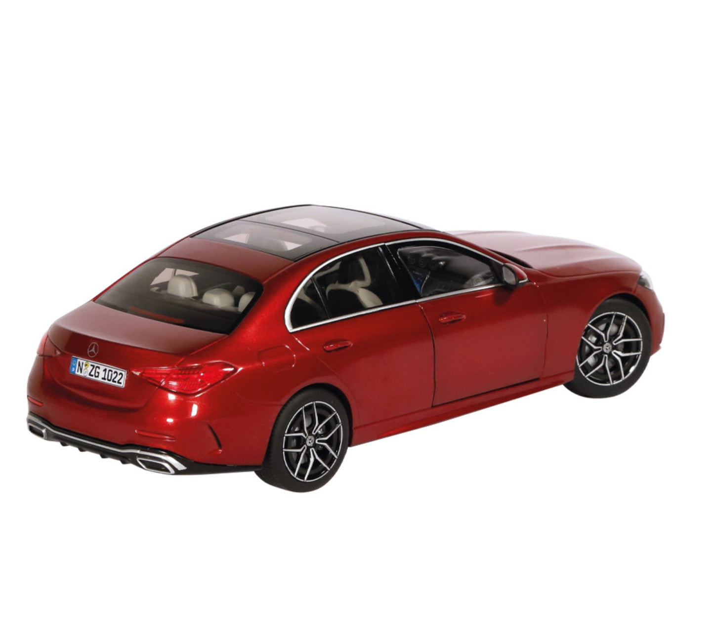 NZG 1:18 - Mercedes-Benz C-Class W206 hyazinthred metallic