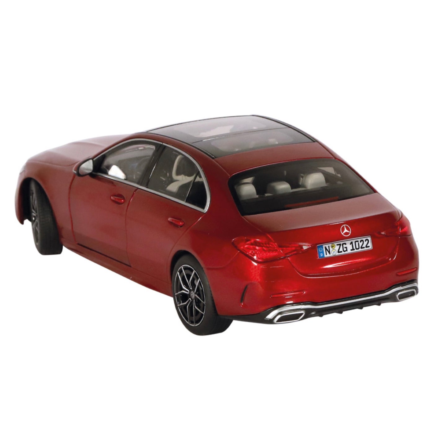 NZG 1:18 - Mercedes-Benz C-Class W206 hyazinthred metallic
