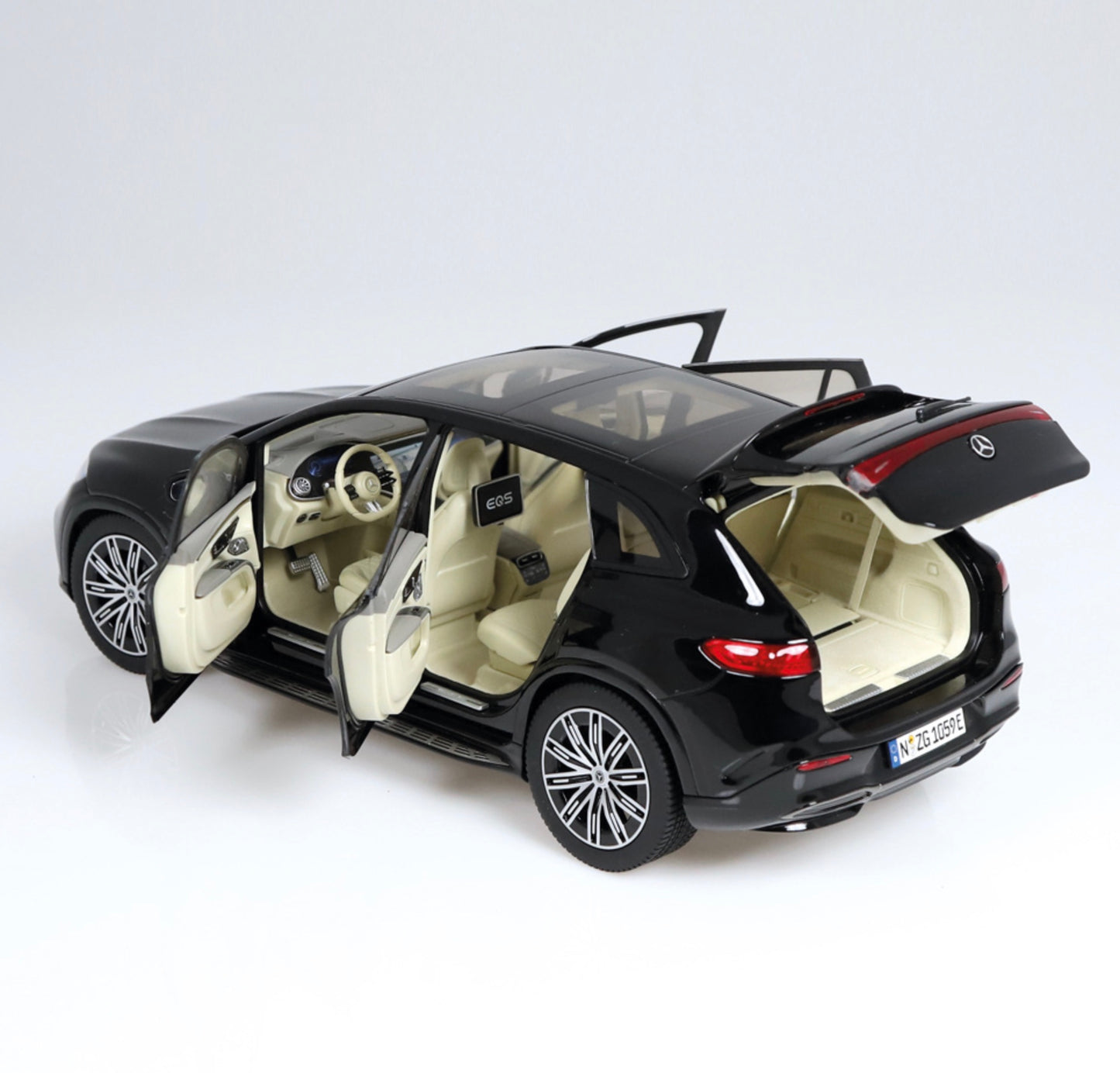 NZG 1:18 - Mercedes-Benz EQS SUV, AMG Line - obsidianblack