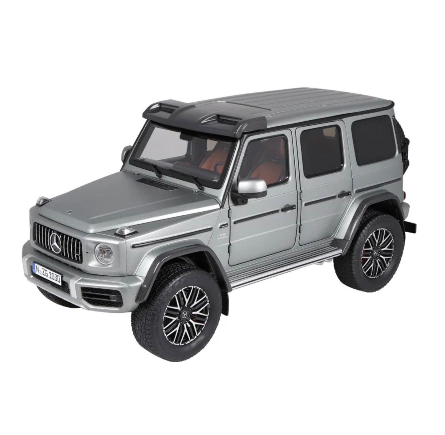 NZG 1:12 - Mercedes AMG G 63 4x4² W463 Standard, platin magno