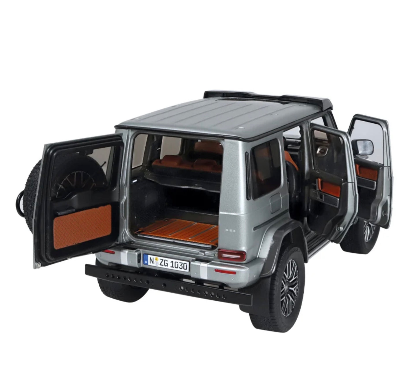 NZG 1:12 - Mercedes AMG G 63 4x4² W463 Standard, platin magno