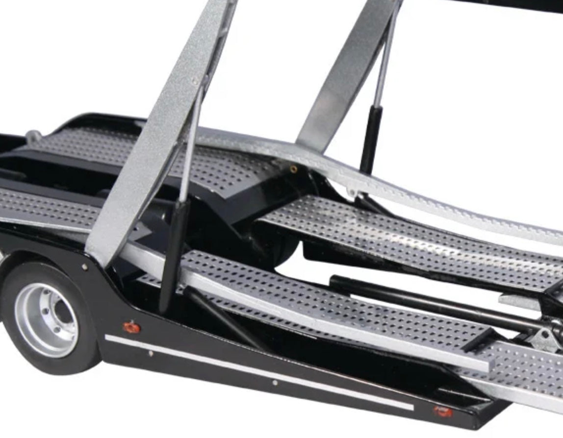 NZG 1:18 - LOHR Autotransporter Black