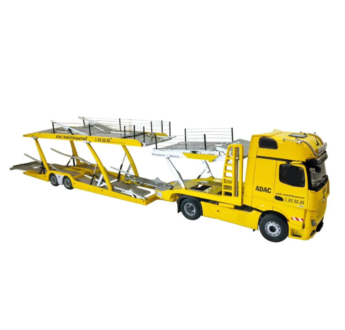 NZG 1:18 - Mercedes-Benz Actros GigaSpace 4x2 & Lohr autotransporter "ADAC"