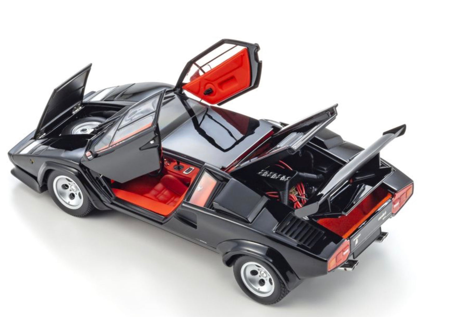 Kyosho 1:18 - Kyosho 1:18 Lamborghini Countach LP5000 Quattrovalvove Black