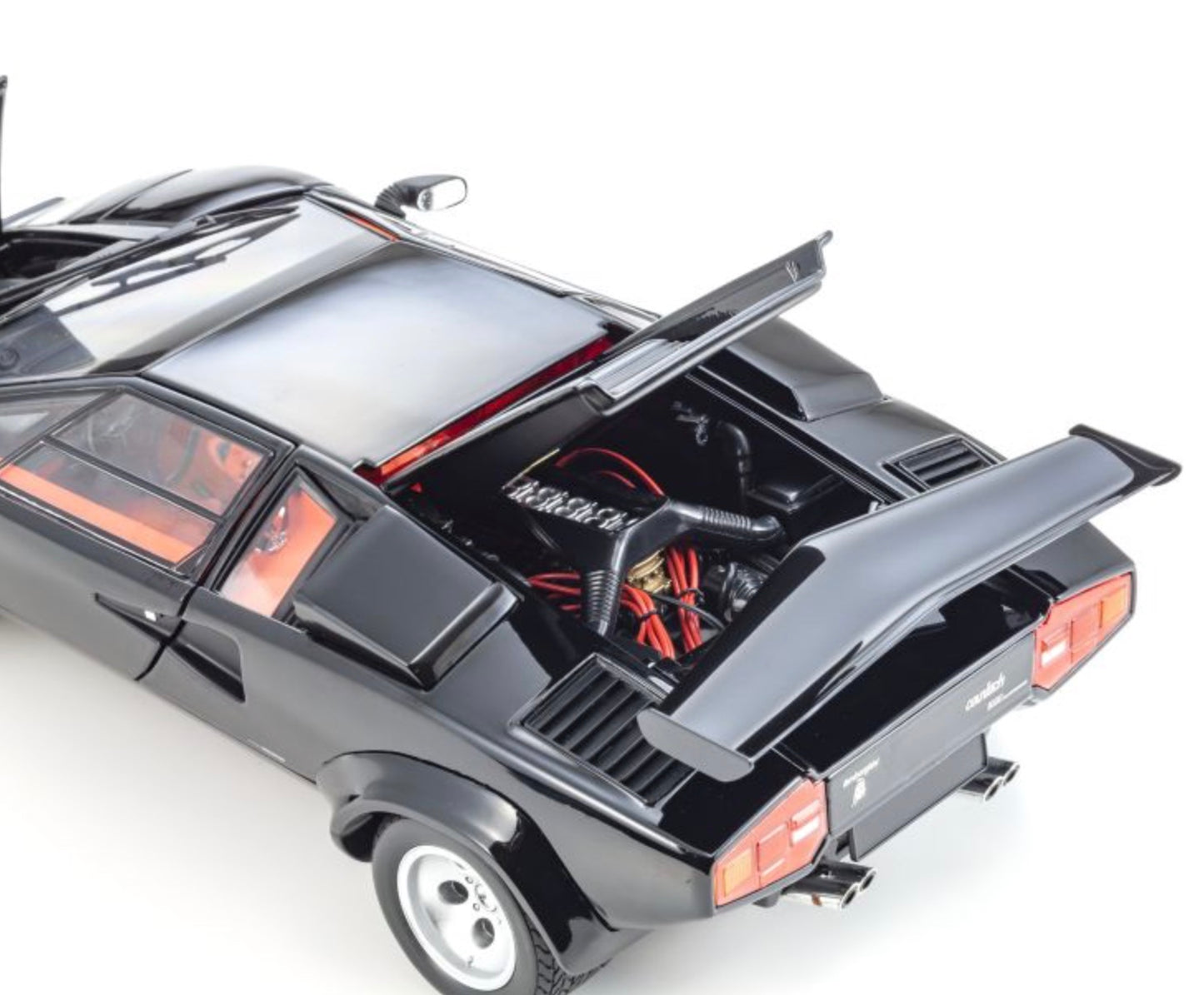 Kyosho 1:18 - Kyosho 1:18 Lamborghini Countach LP5000 Quattrovalvove Black
