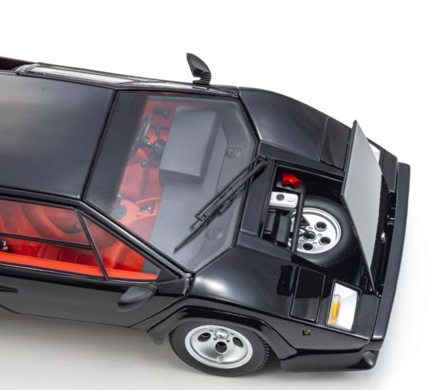 Kyosho 1:18 - Kyosho 1:18 Lamborghini Countach LP5000 Quattrovalvove Black