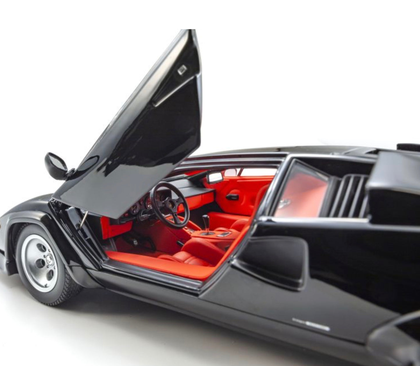 Kyosho 1:18 - Kyosho 1:18 Lamborghini Countach LP5000 Quattrovalvove Black