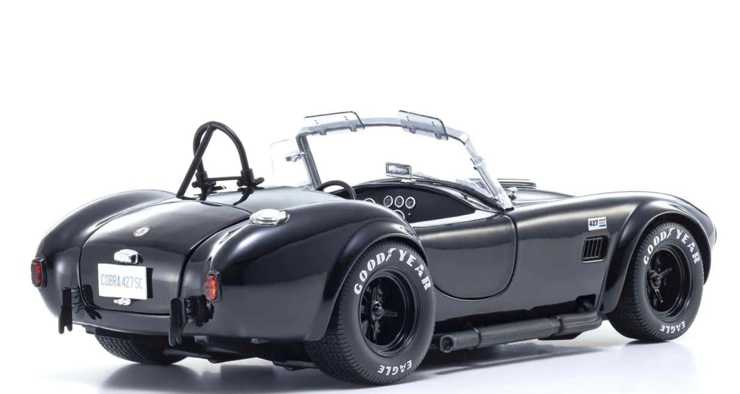 Kyosho 1:18 - Kyosho 1:18 Shelby Cobra 427 S/C Spider 1962 Black