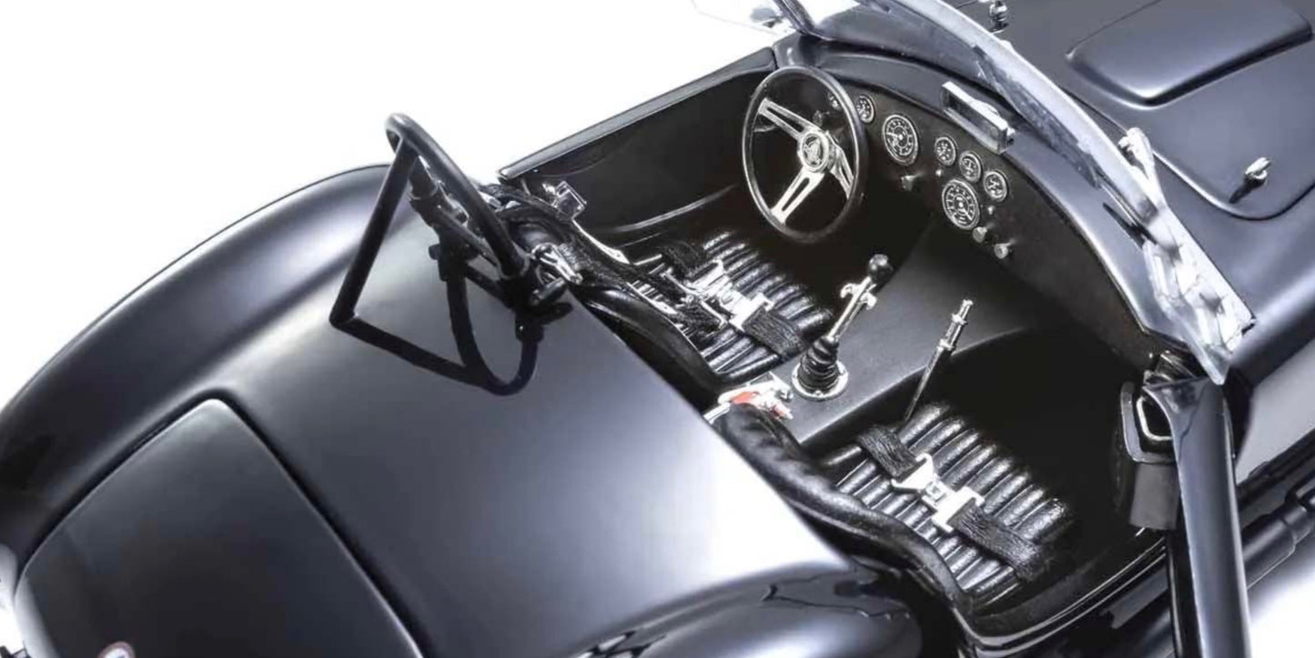 Kyosho 1:18 - Kyosho 1:18 Shelby Cobra 427 S/C Spider 1962 Black