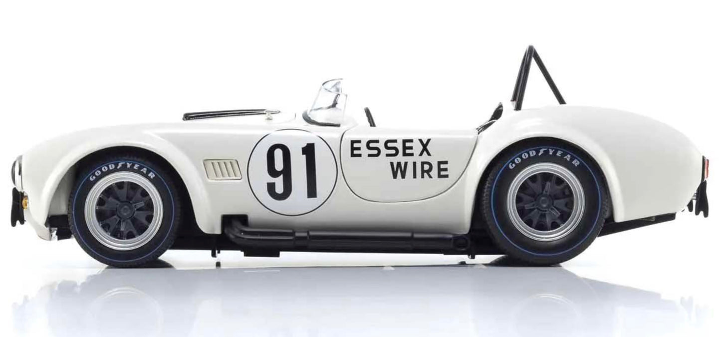 Kyosho 1:18 - Kyosho 1:18 Shelby Cobra 427 S/C Essex Wire Bridgehampton 1965 Nr.91