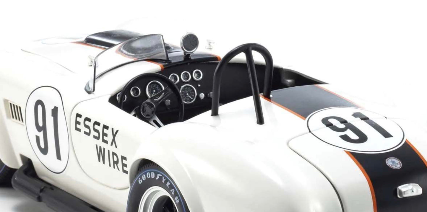 Kyosho 1:18 - Kyosho 1:18 Shelby Cobra 427 S/C Essex Wire Bridgehampton 1965 Nr.91