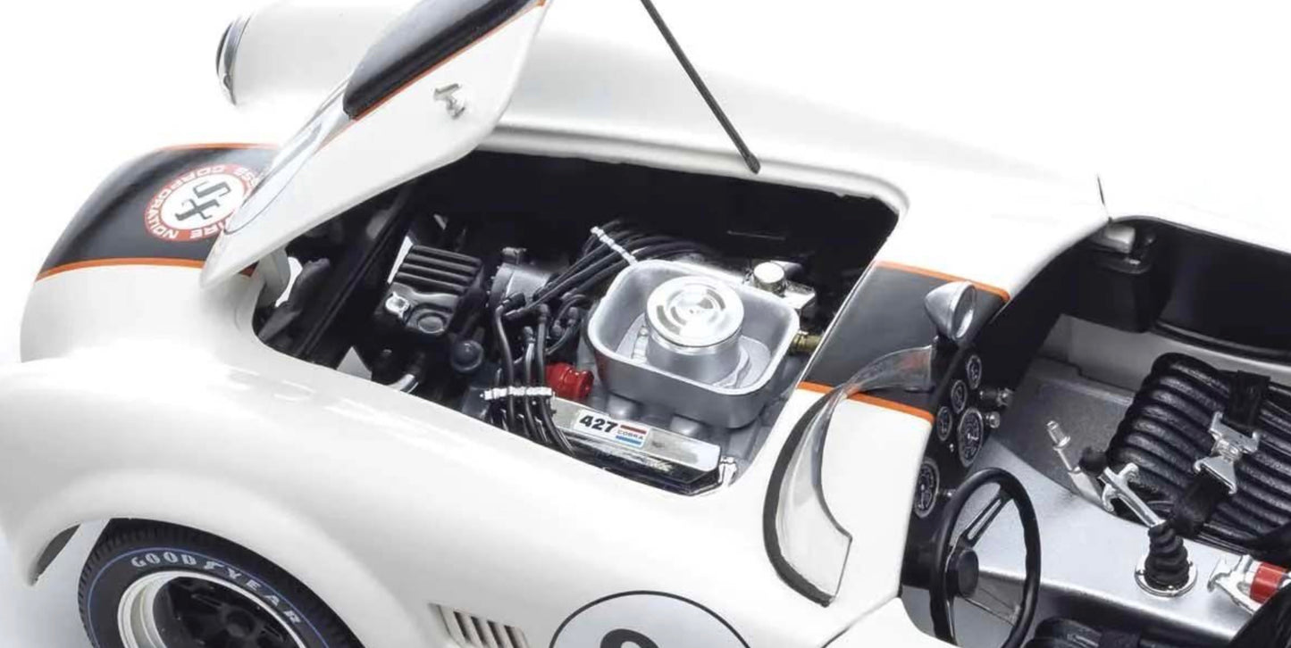 Kyosho 1:18 - Kyosho 1:18 Shelby Cobra 427 S/C Essex Wire Bridgehampton 1965 Nr.91