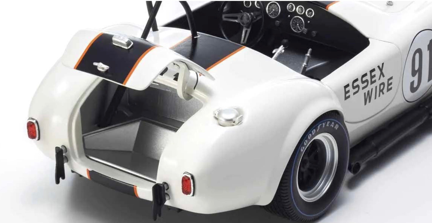 Kyosho 1:18 - Kyosho 1:18 Shelby Cobra 427 S/C Essex Wire Bridgehampton 1965 Nr.91
