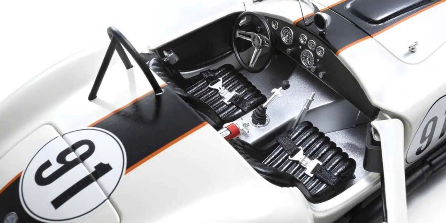 Kyosho 1:18 - Kyosho 1:18 Shelby Cobra 427 S/C Essex Wire Bridgehampton 1965 Nr.91