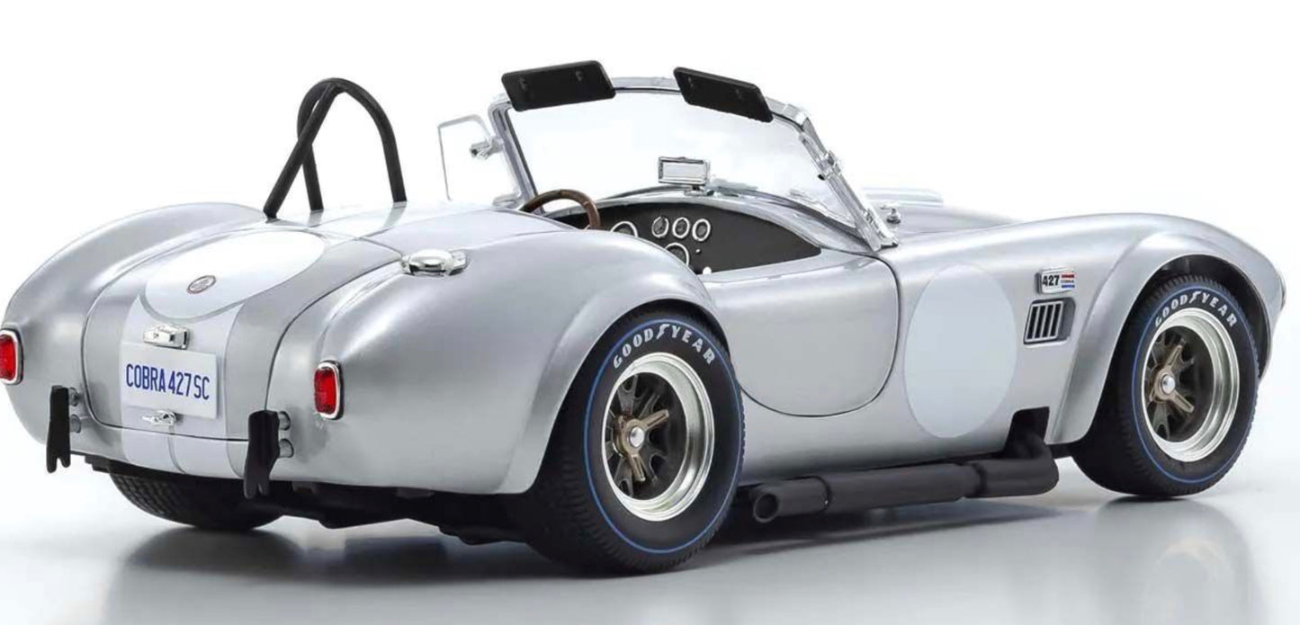 Kyosho 1:18 - Shelby Cobra 427 S/C Spider 1962 Silver