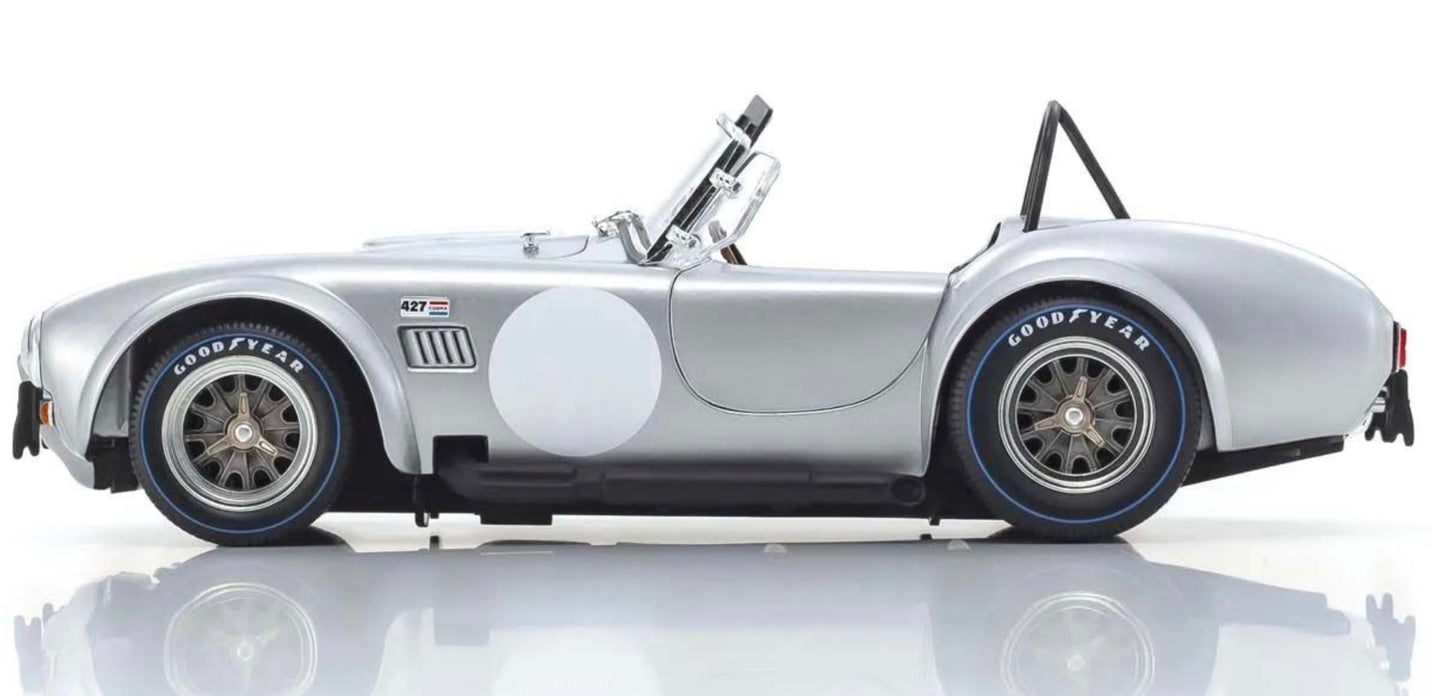 Kyosho 1:18 - Shelby Cobra 427 S/C Spider 1962 Silver