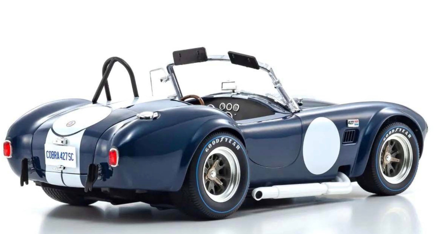 Kyosho 1:18 - Shelby Cobra 427 S/C Spider 1962 Blue-White