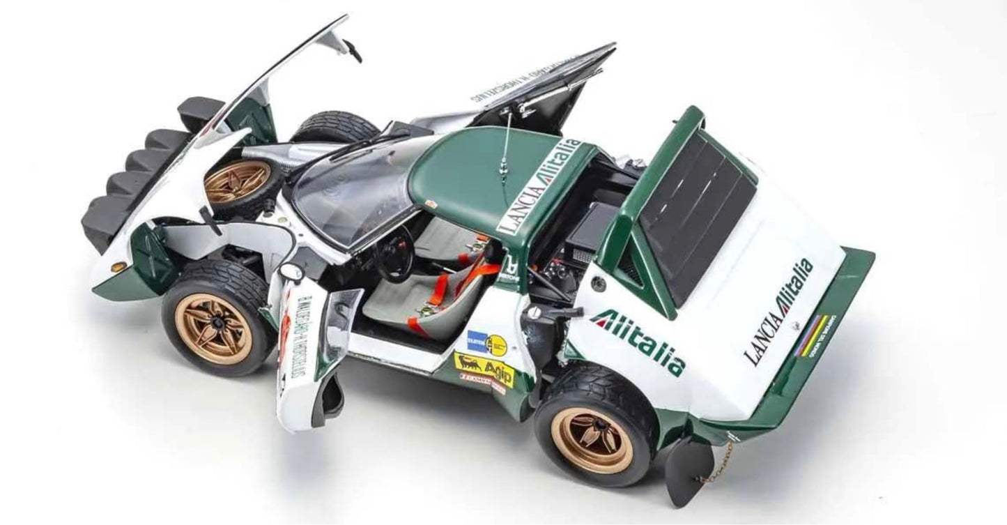 Kyosho 1:18 - Lancia Stratos HF B.Waldegaard Winner San Remo 1975 Nr.11