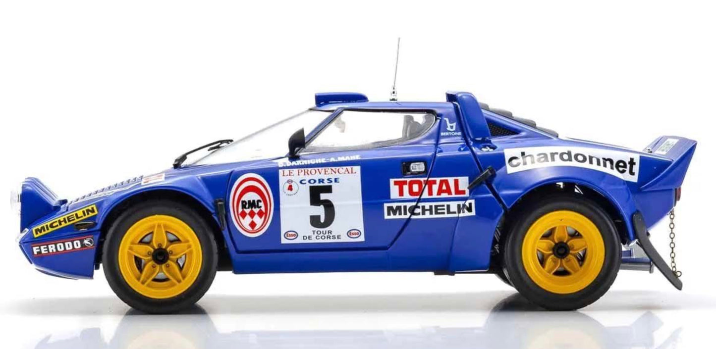 Kyosho 1:18 - Lancia Stratos HF B.Darniche Tour de Corse 1976 Nr.5