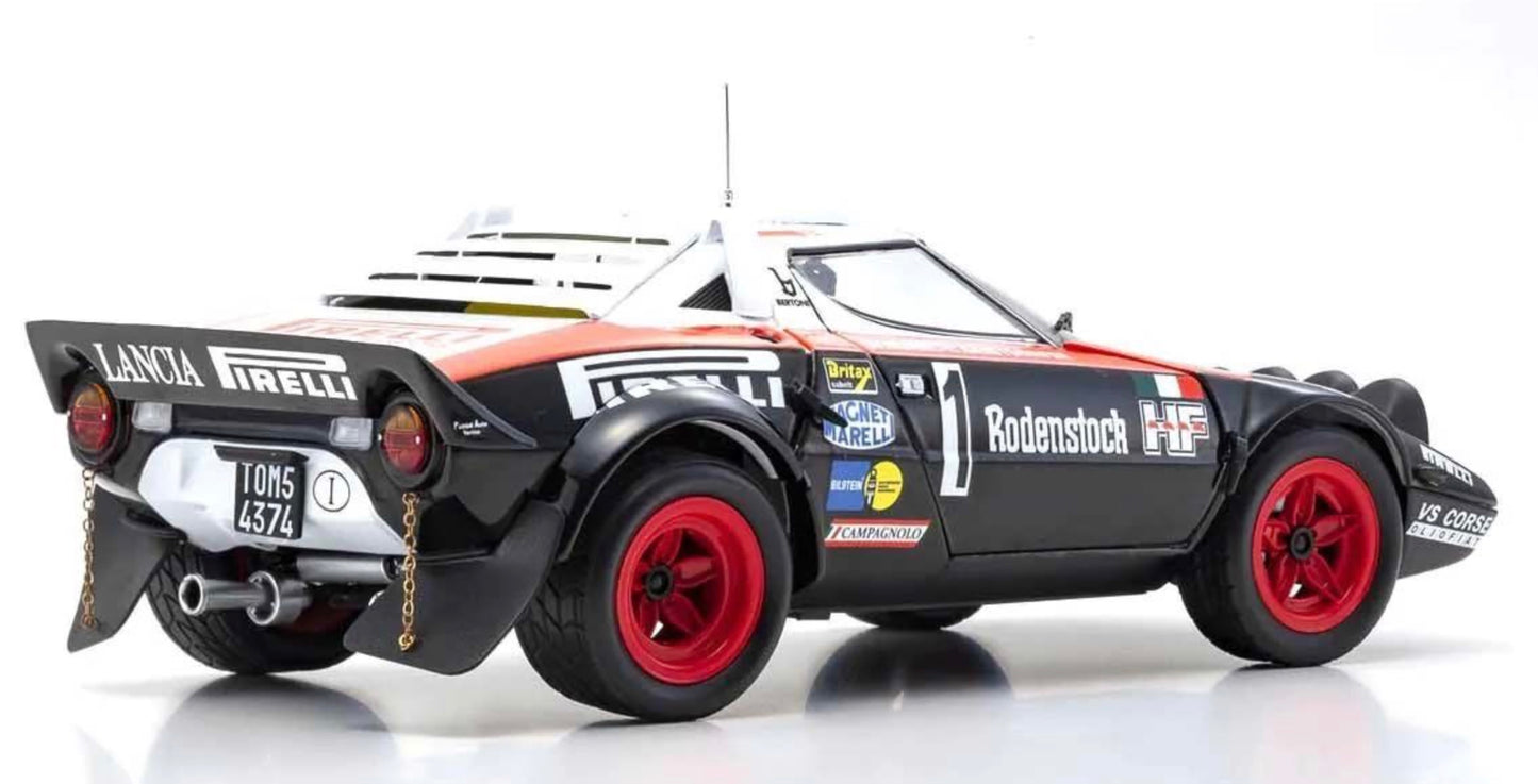 Kyosho 1:18 - Lancia Stratos HF S.Munari Winner Monte Carlo1977 Nr.1
