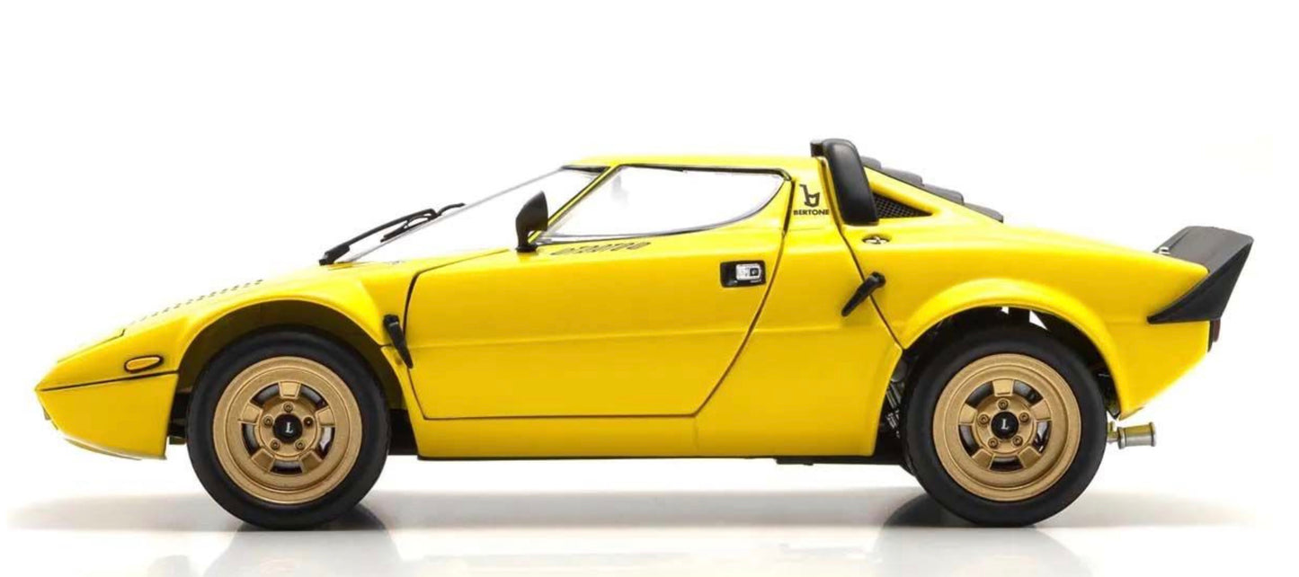 Kyosho 1:18 -Lancia Stratos HF Yellow 1975