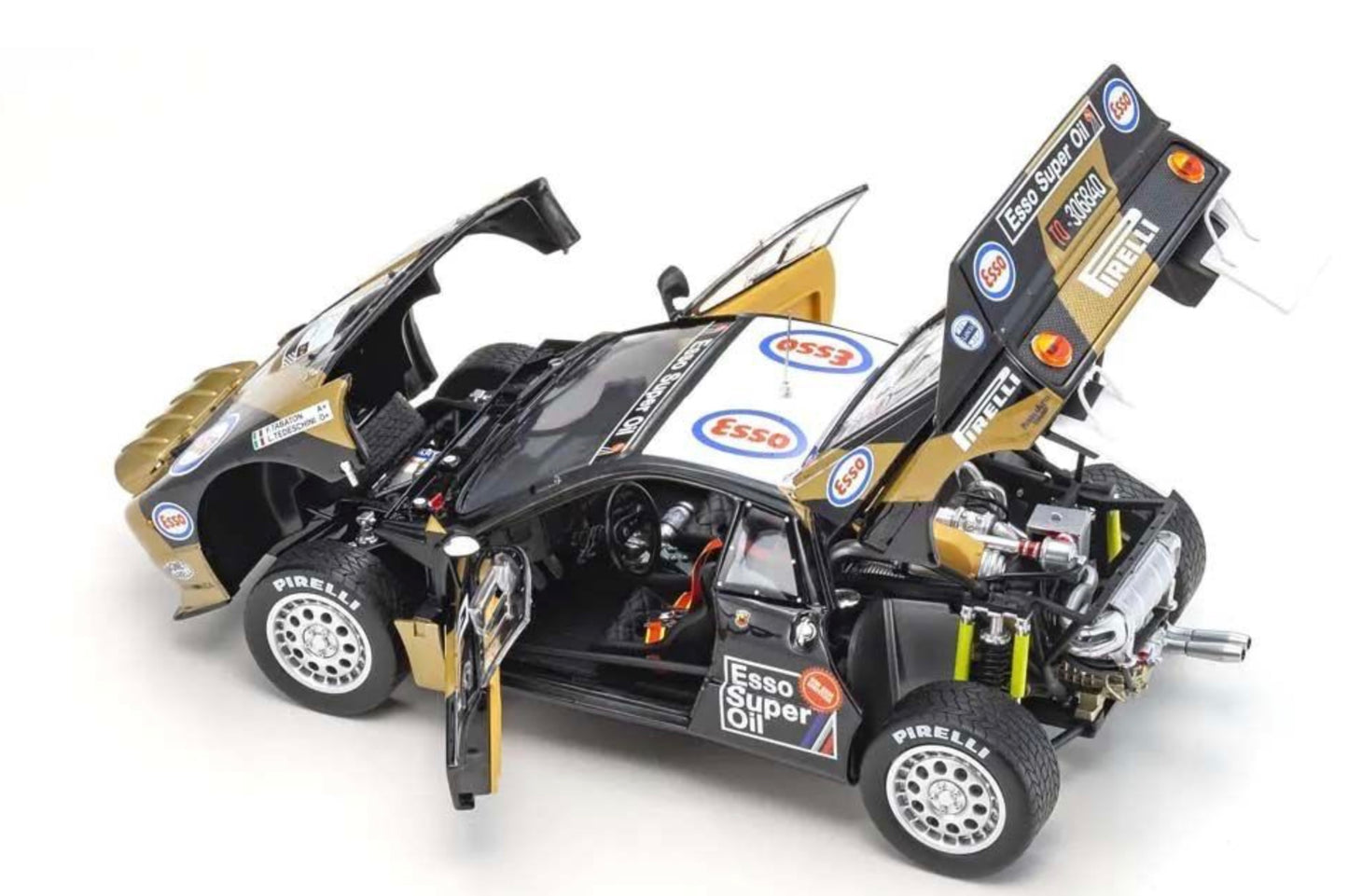 Kyosho 1:18 - Lancia Rally 037 F.Tabaton Targa Florio 1985 Esso Nr.3
