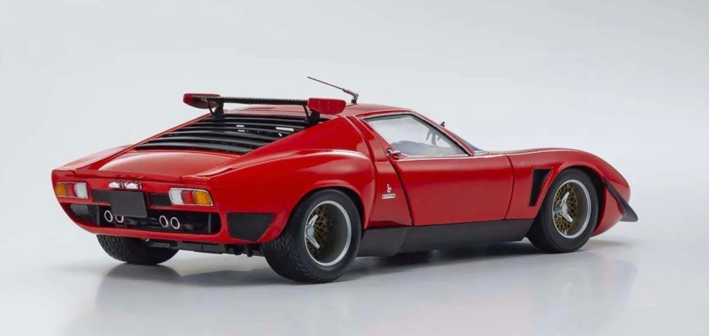 Kyosho 1:18 - Lamborghini Miura SV 1970 Red-Black