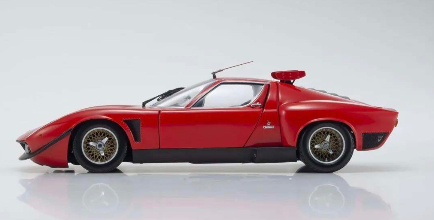 Kyosho 1:18 - Lamborghini Miura SV 1970 Red-Black