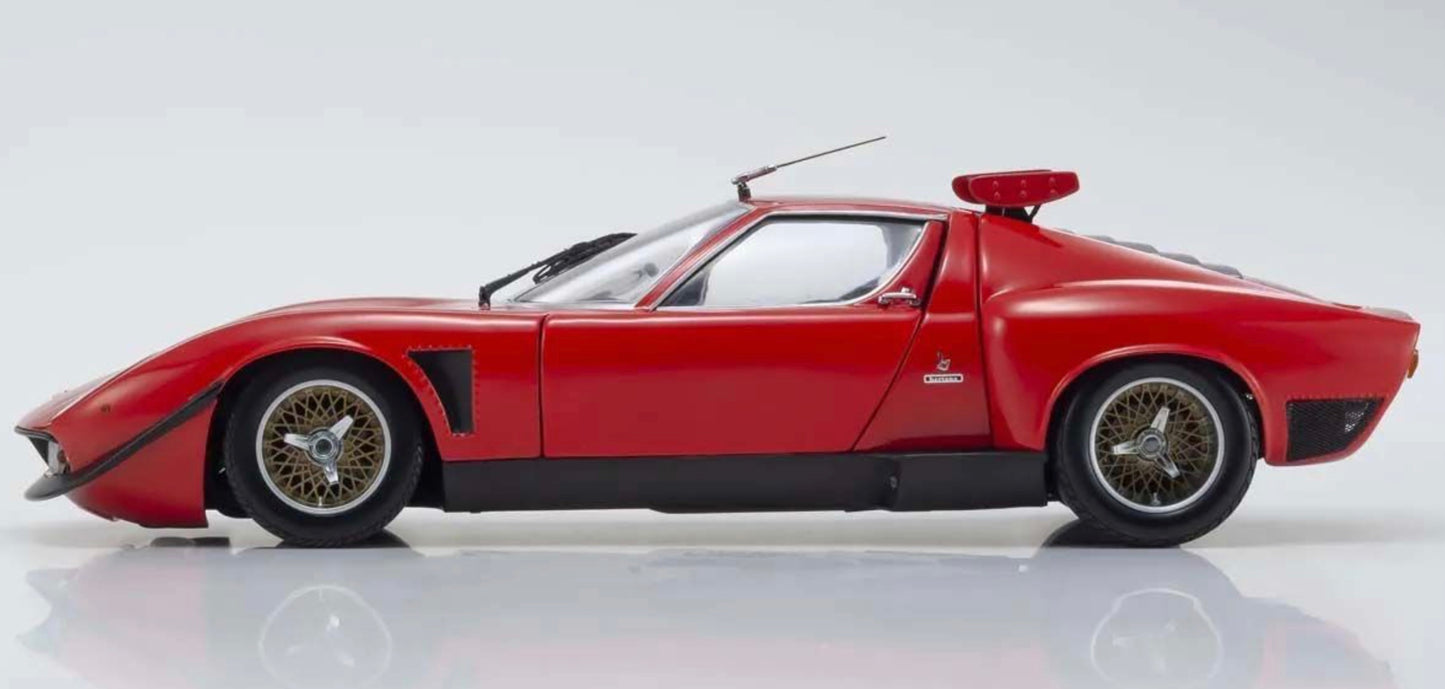 Kyosho 1:18 - Lamborghini Miura SV 1970 Red-Black V2