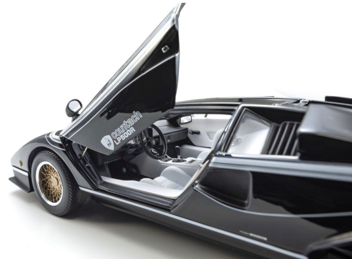 Kyosho 1:18 - Lamborghini Countach LP500R Black-White