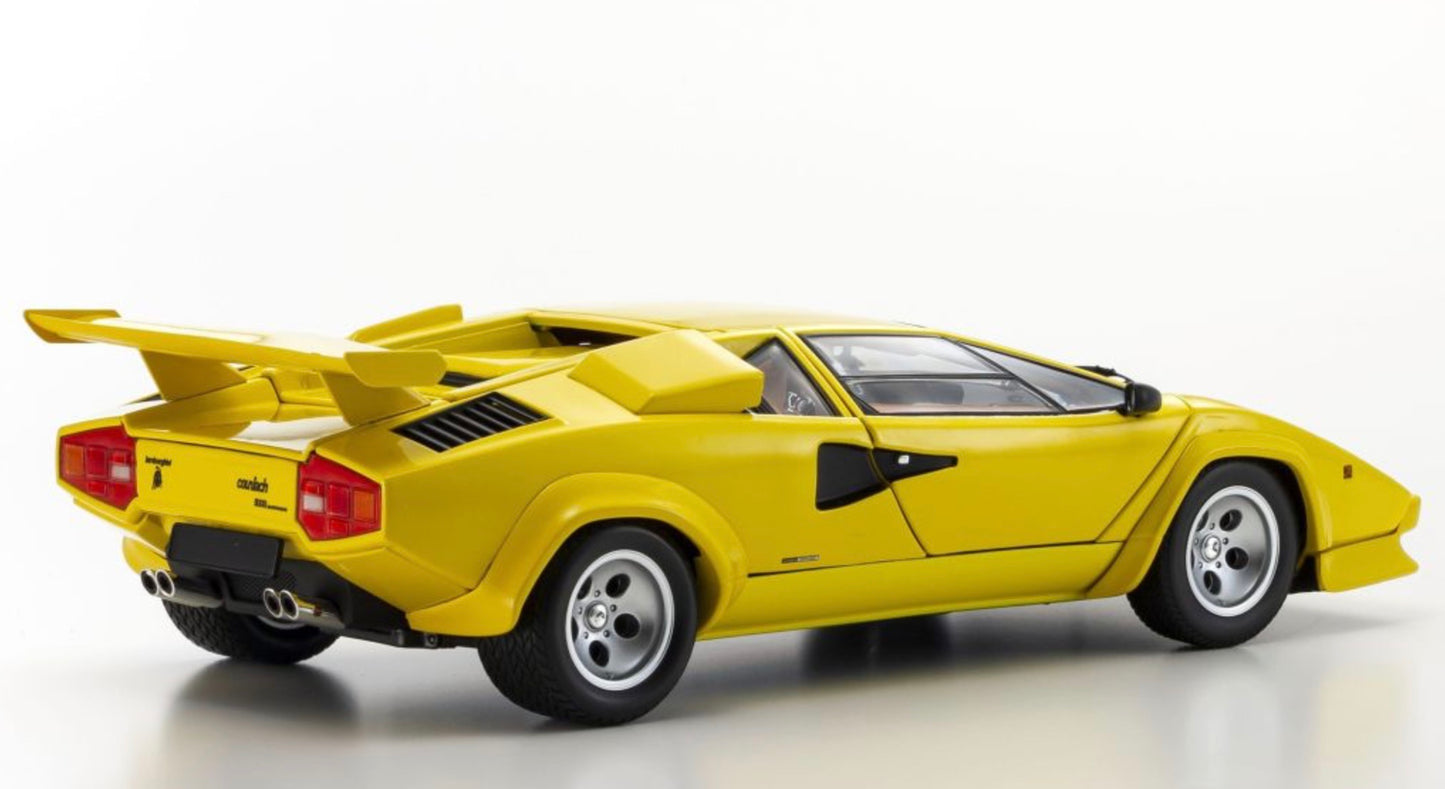 Kyosho 1:18 - Lamborghini Countach LP5000 Quattrovalvove Yellow