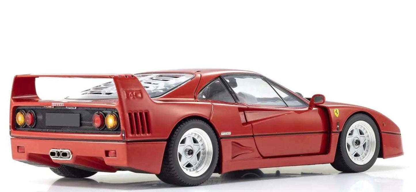Kyosho 1:18 - Ferrari F40 Red 1987 Die-Cast Collection