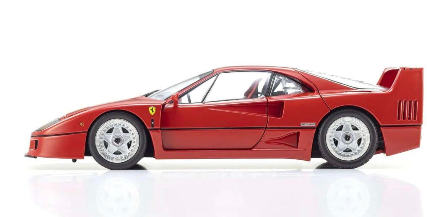 Kyosho 1:18 - Ferrari F40 Red 1987 Die-Cast Collection