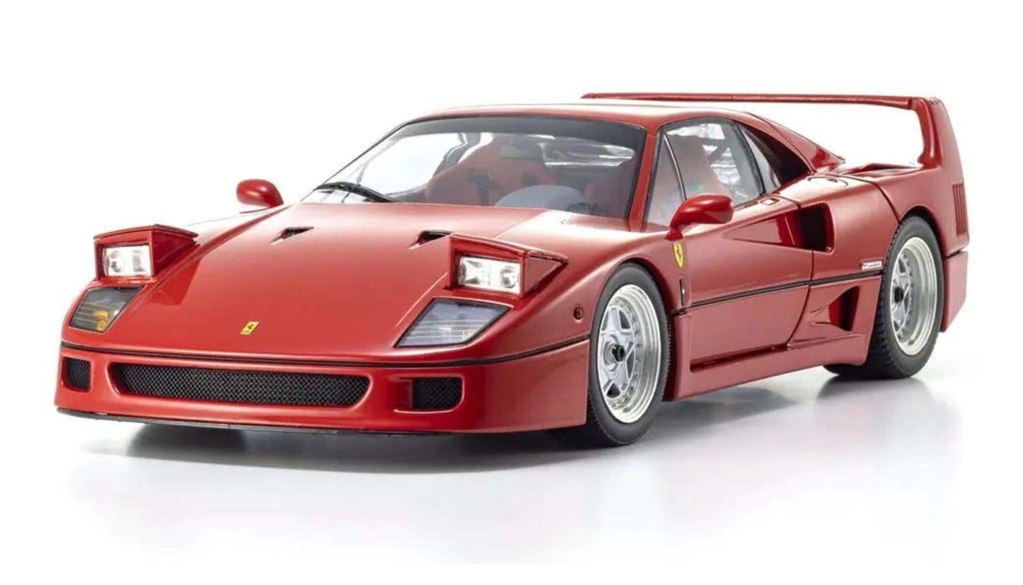 Kyosho 1:18 - Ferrari F40 Red 1987 Die-Cast Collection
