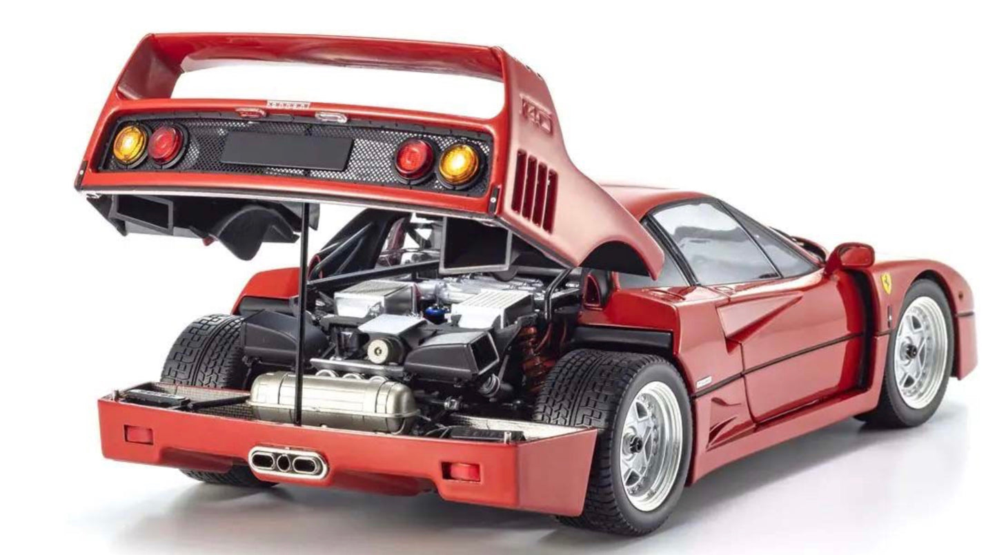 Kyosho 1:18 - Ferrari F40 Red 1987 Die-Cast Collection