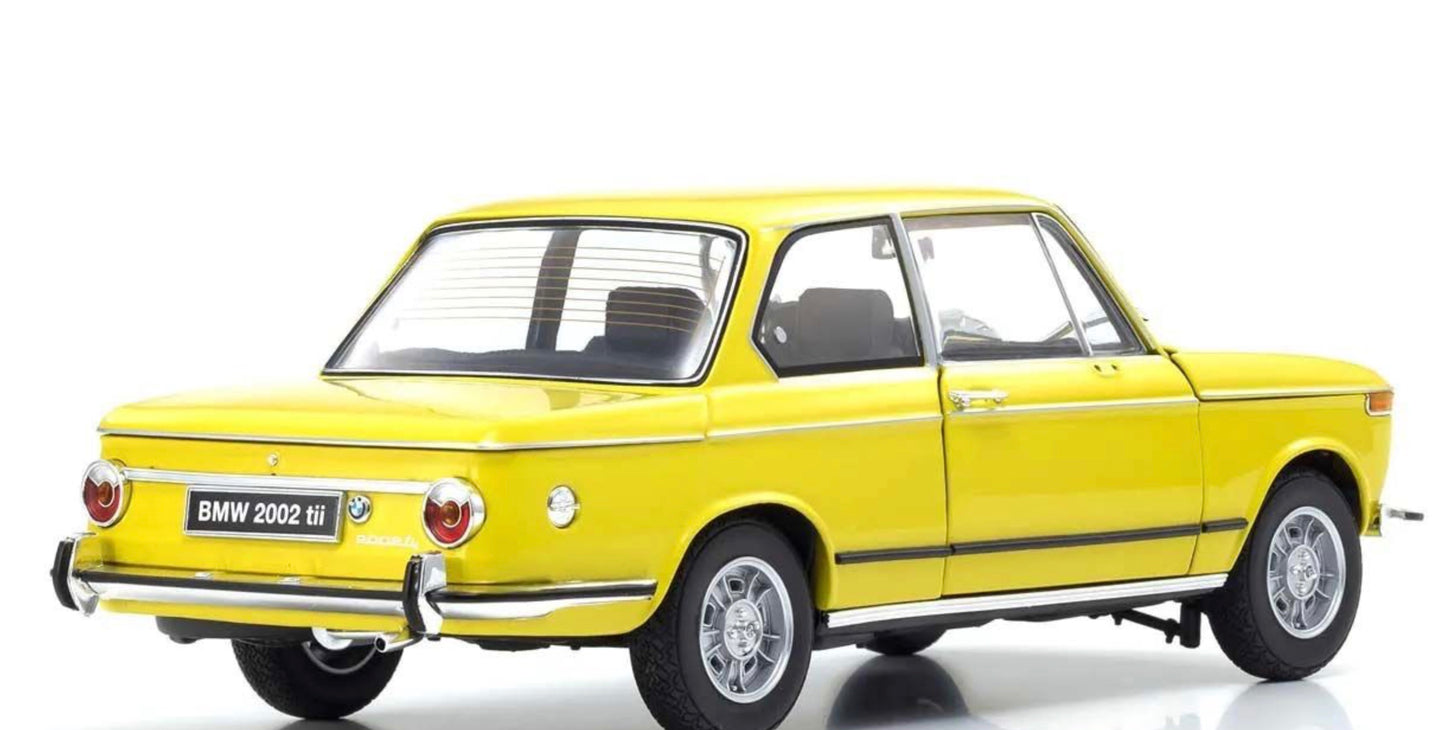 Kyosho 1:18 - BMW 2002 Tii 1972 Yellow