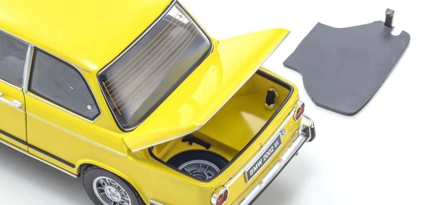Kyosho 1:18 - BMW 2002 Tii 1972 Yellow